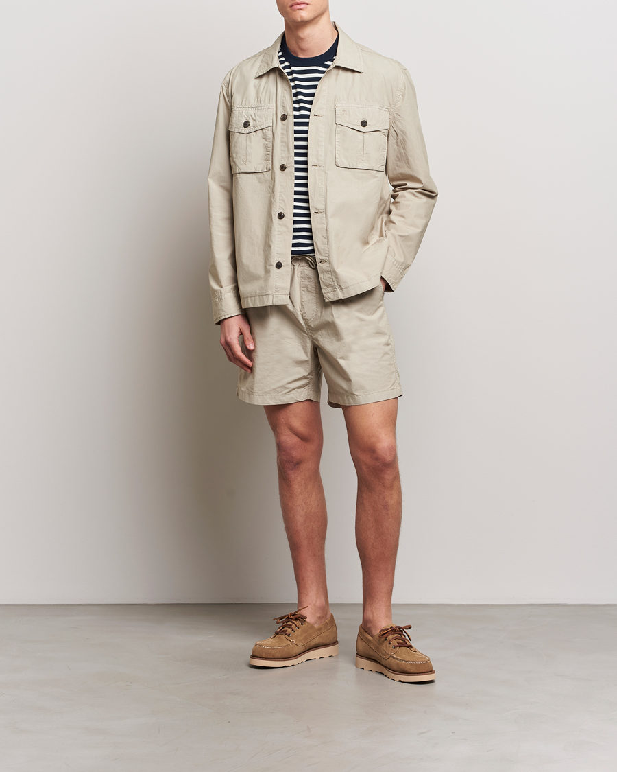 Hombres | Abrigos y chaquetas | Morris | Harrison Cotton Shirt Jacket Khaki