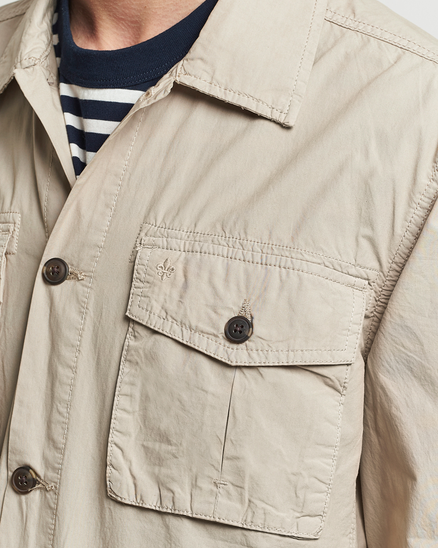 Hombres | Abrigos y chaquetas | Morris | Harrison Cotton Shirt Jacket Khaki