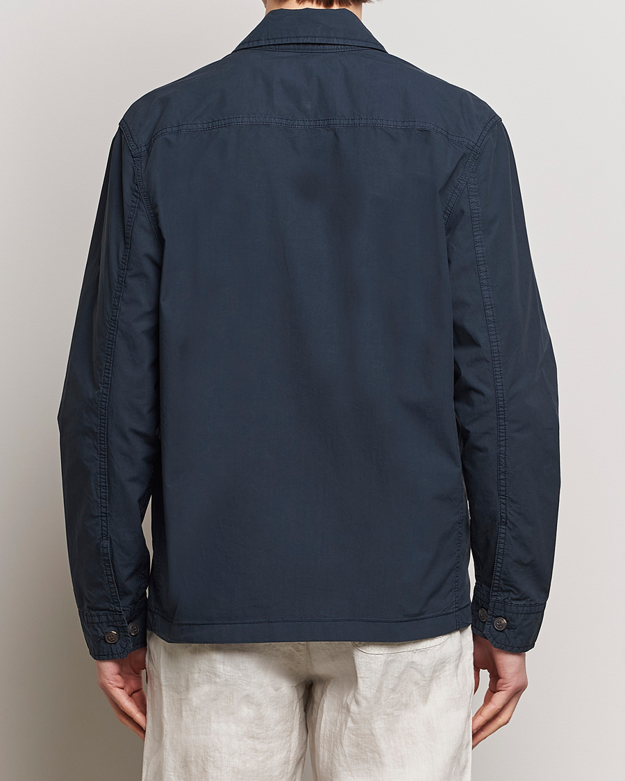 Hombres | Abrigos y chaquetas | Morris | Harrison Cotton Shirt Jacket Old Blue