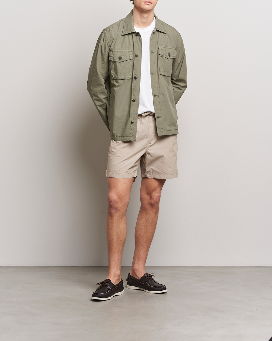 Hombres | Abrigos y chaquetas | Morris | Harrison Cotton Shirt Jacket Green