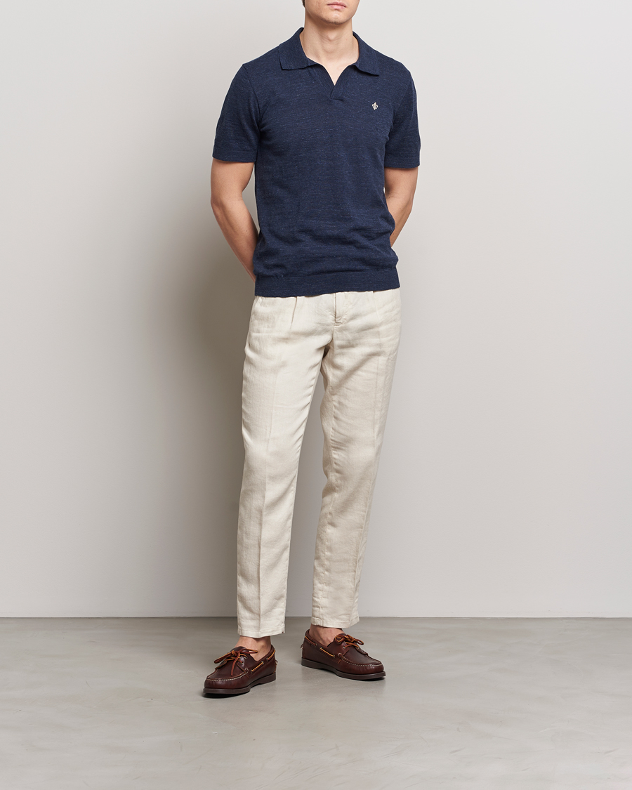 Hombres | Polos | Morris | Randall Cotton Resort Polo Navy
