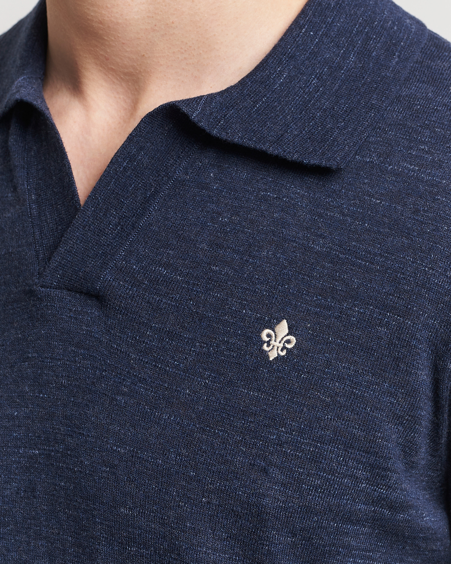 Hombres | Polos | Morris | Randall Cotton Resort Polo Navy