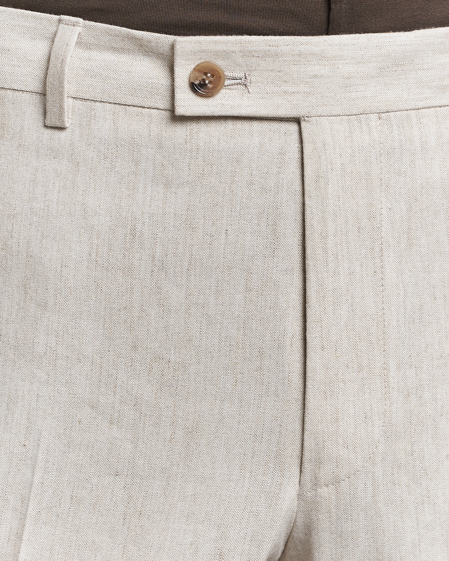Hombres | Pantalones | Morris | Bobby Linen Suit Trousers Khaki