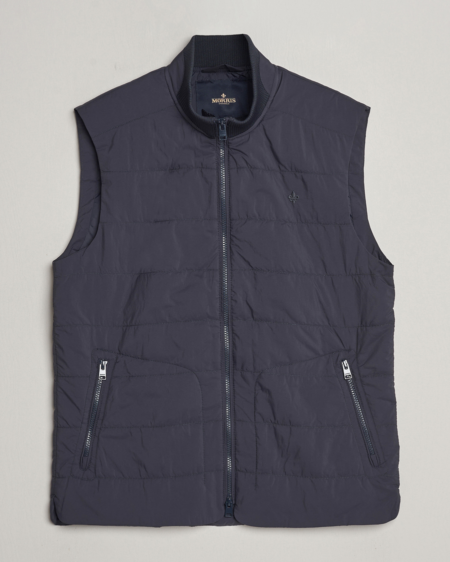 Hombres | Abrigos y chaquetas | Morris | Lewis Padded Vest Old Blue