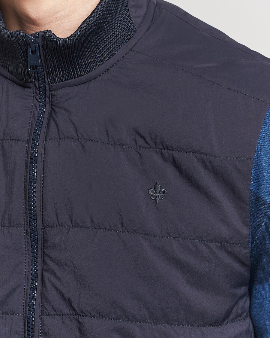 Hombres | Abrigos y chaquetas | Morris | Lewis Padded Vest Old Blue