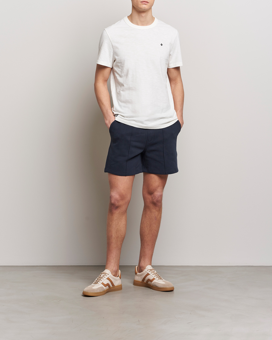 Hombres | Camisetas | Morris | Watson Slub Crew Neck T-Shirt Off White