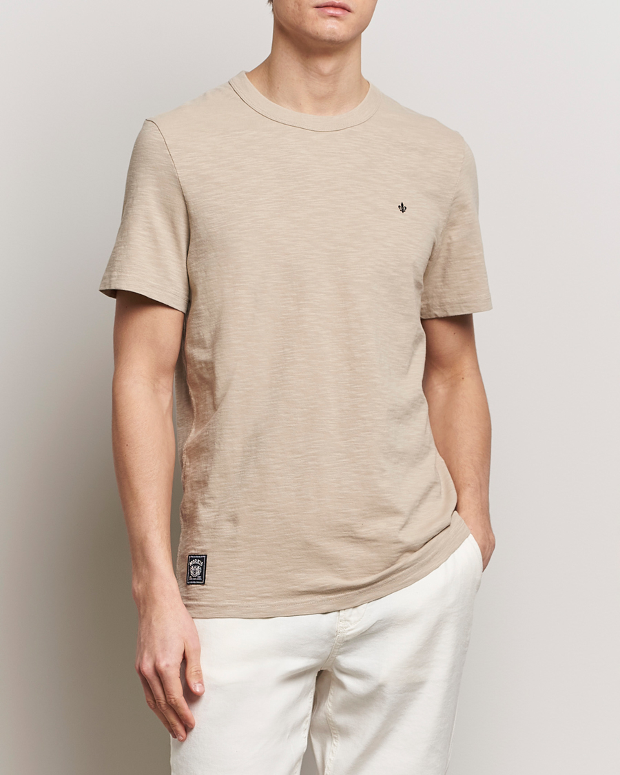 Hombres | Camisetas | Morris | Watson Slub Crew Neck T-Shirt Khaki