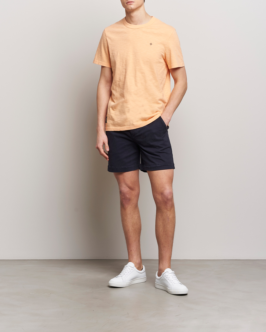 Hombres | Camisetas | Morris | Watson Slub Crew Neck T-Shirt Orange