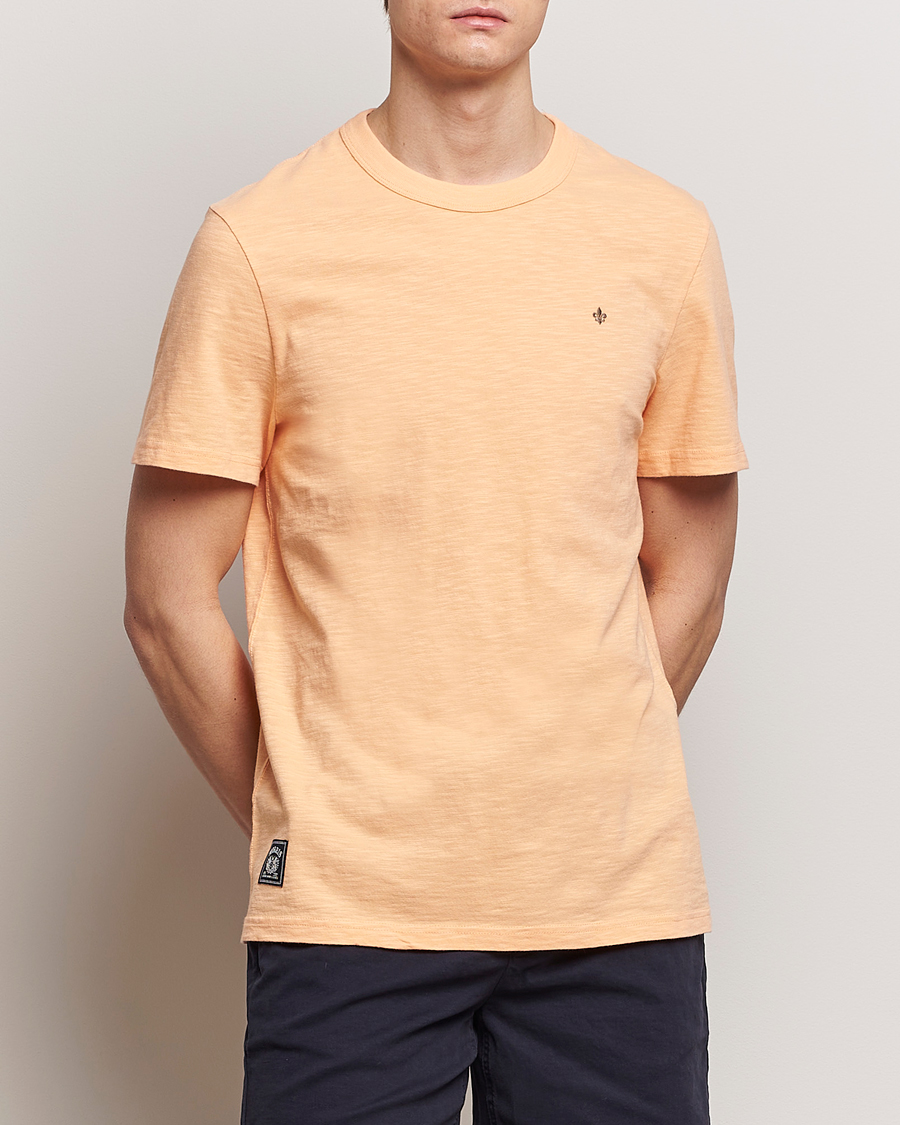 Hombres |  | Morris | Watson Slub Crew Neck T-Shirt Orange