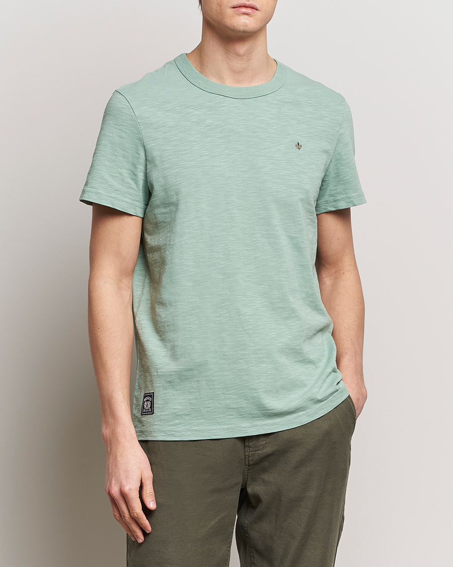Hombres | Camisetas | Morris | Watson Slub Crew Neck T-Shirt Light Green