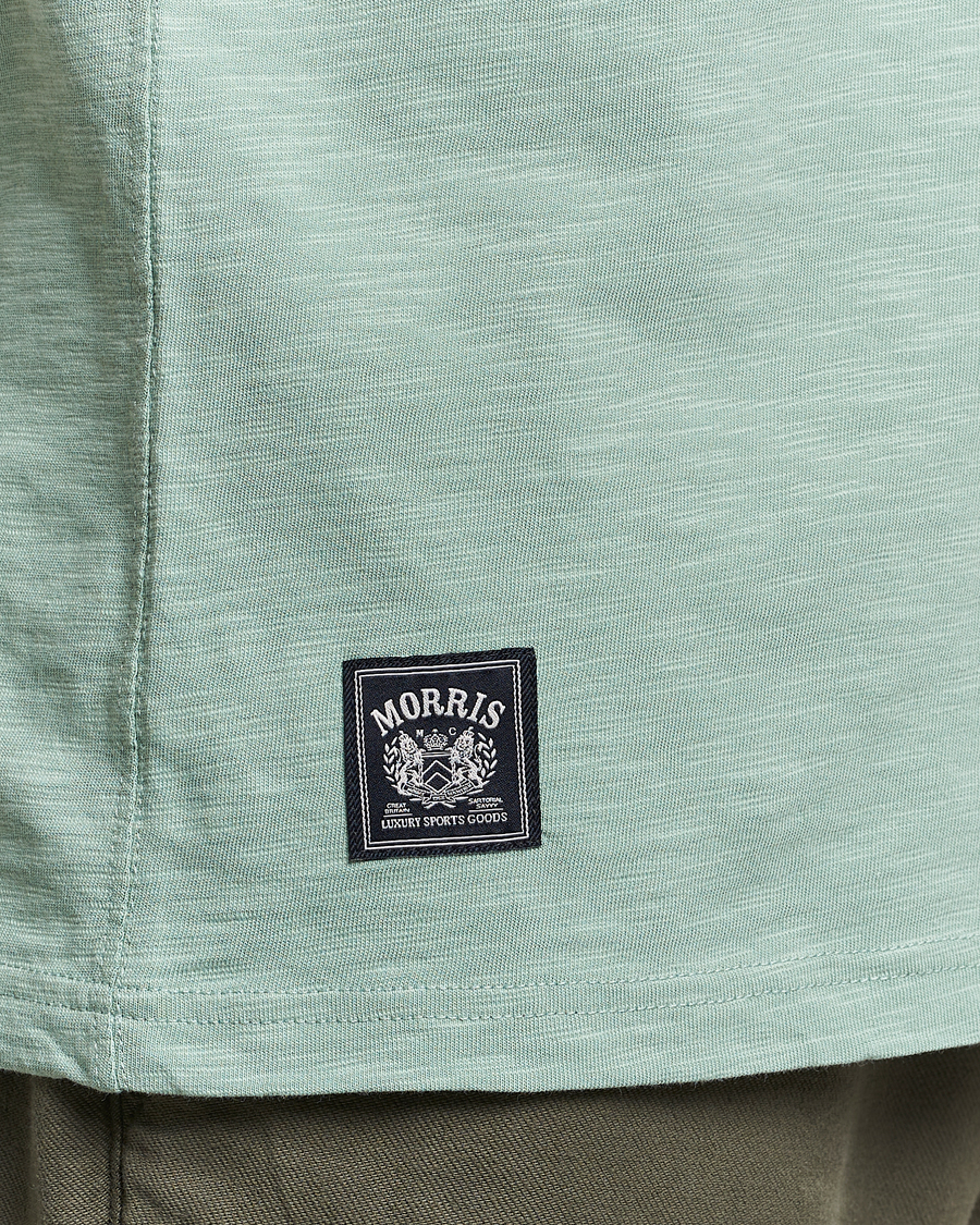 Hombres | Camisetas | Morris | Watson Slub Crew Neck T-Shirt Light Green