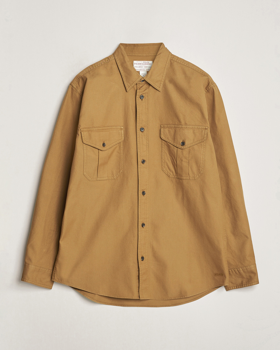 Hombres | Camisas | Filson | Lightweight Alaskan Guide Shirt Golden Tan