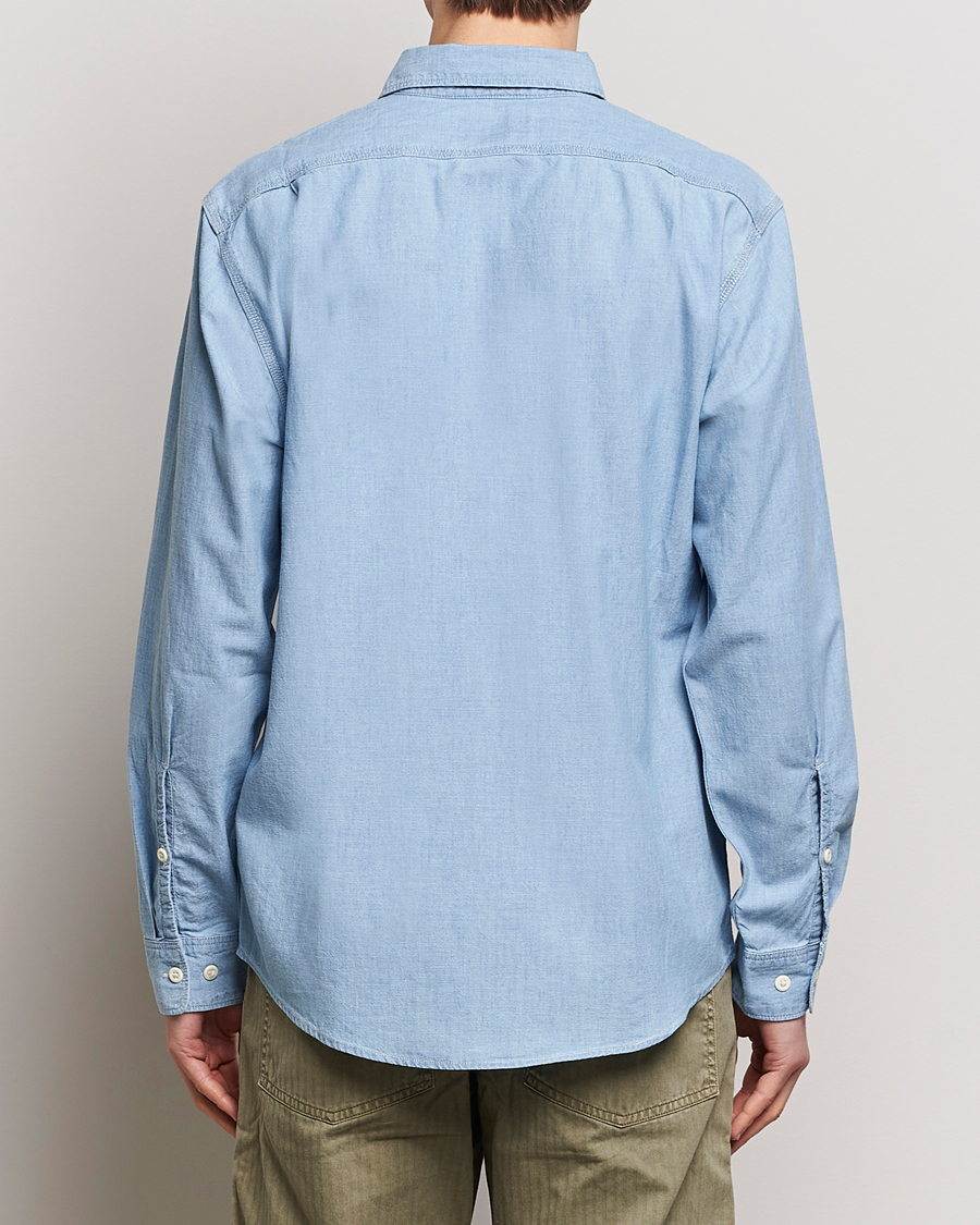 Hombres | Camisas | Filson | Chambray CPO Shirt Light Indigo
