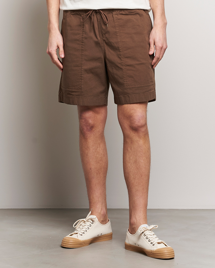 Hombres | Pantalones cortos con cordones | Filson | Granite Mountain Drawstring Shorts Dark Earth