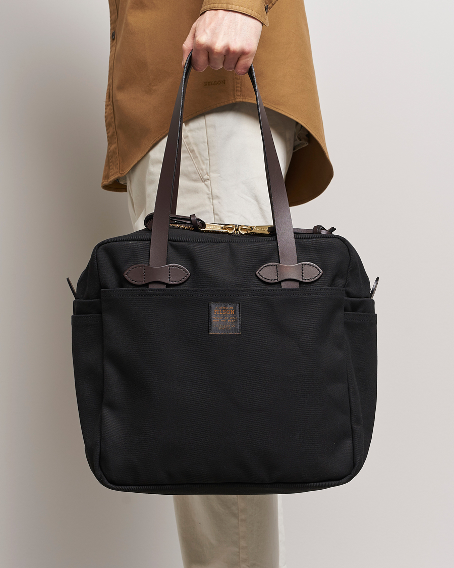 Hombres | Bolsos | Filson | Tote Bag With Zipper Black