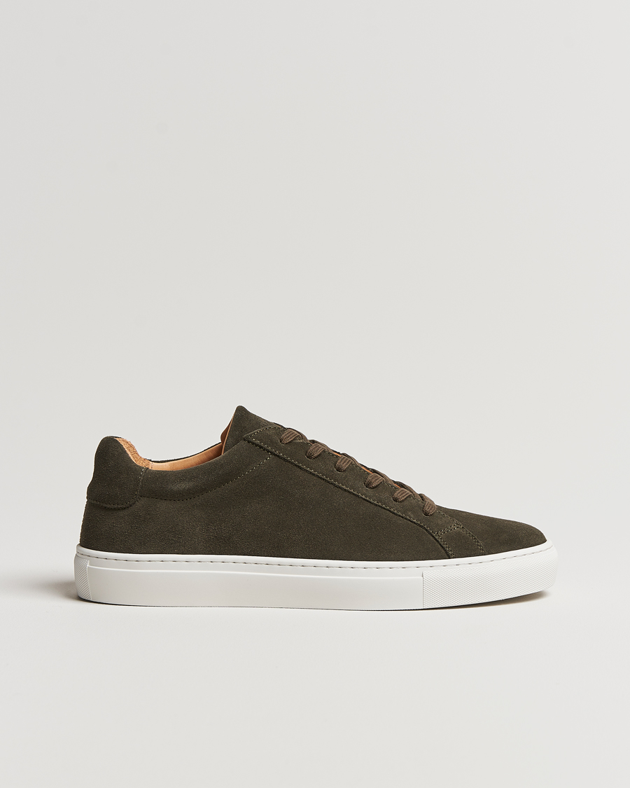 Hombres | A Day's March Suede Marching Sneaker Dark Olive | A Day's March | Suede Marching Sneaker Dark Olive