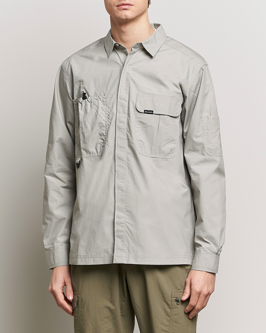 Hombres | Camisas casuales | Columbia | Landroamer Cargo Shirt Flint Grey