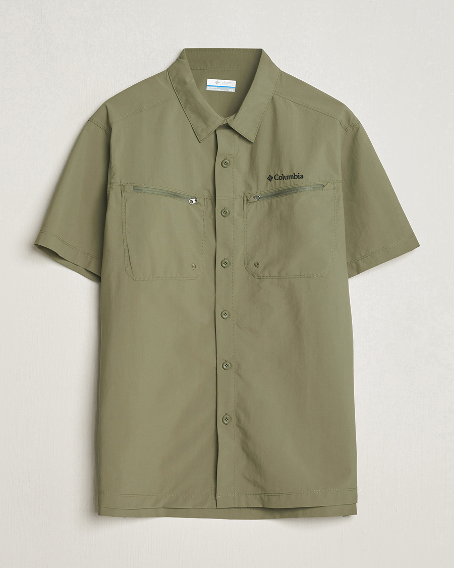 Hombres | Camisas | Columbia | Mountaindale Short Sleeve Outdoor Shirt Stone Green