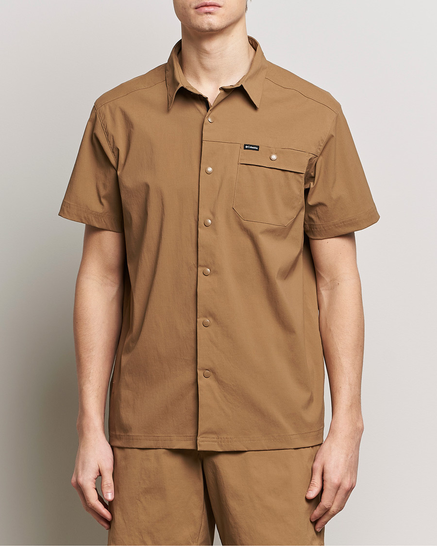 Hombres |  | Columbia | Landroamer Ripstop Short Sleeve Shirt Delta