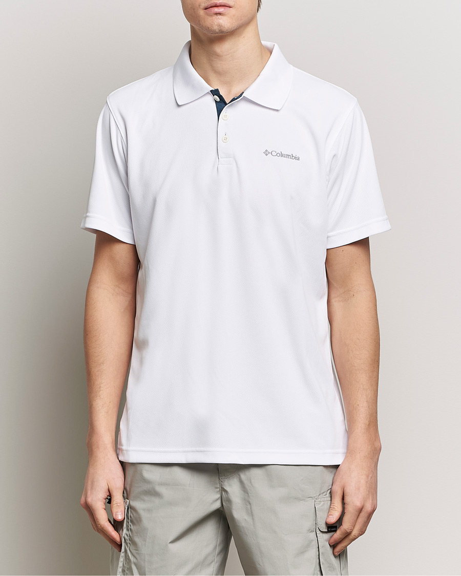 Hombres | Polos | Columbia | Utilizer Function Polo White
