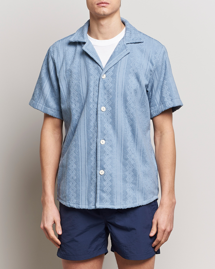 Hombres | Camisas | OAS | Terry Cuba Short Sleeve Shirt Ancora