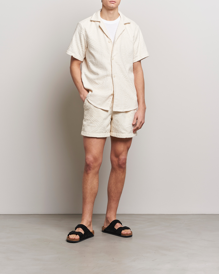 Hombres | Pantalones cortos | OAS | Terry Shorts Cream Golconda