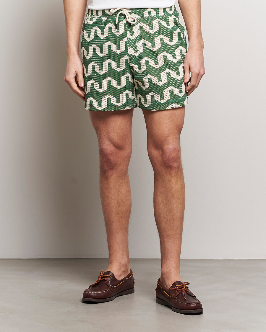 Hombres | Pantalones cortos | OAS | Cotton Net Shorts Atlas