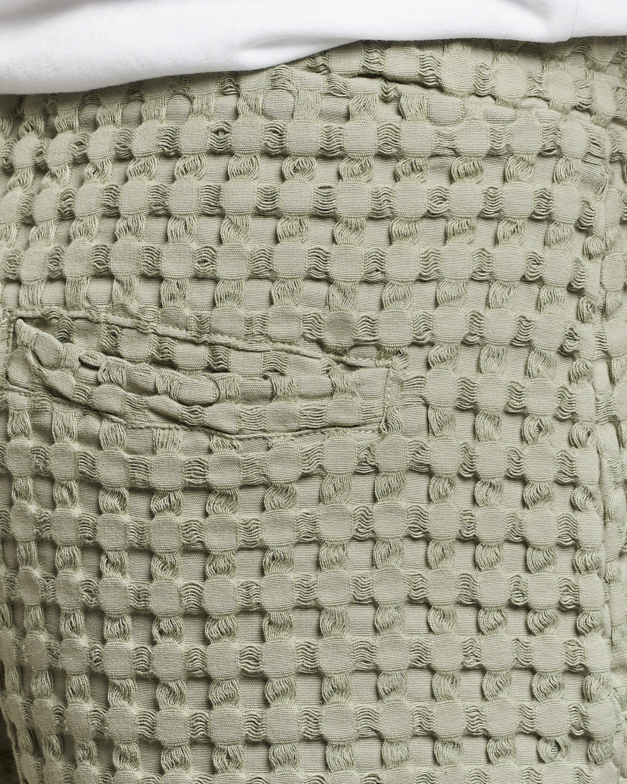 Hombres | Pantalones cortos | OAS | Porto Waffle Shorts Dusty Green