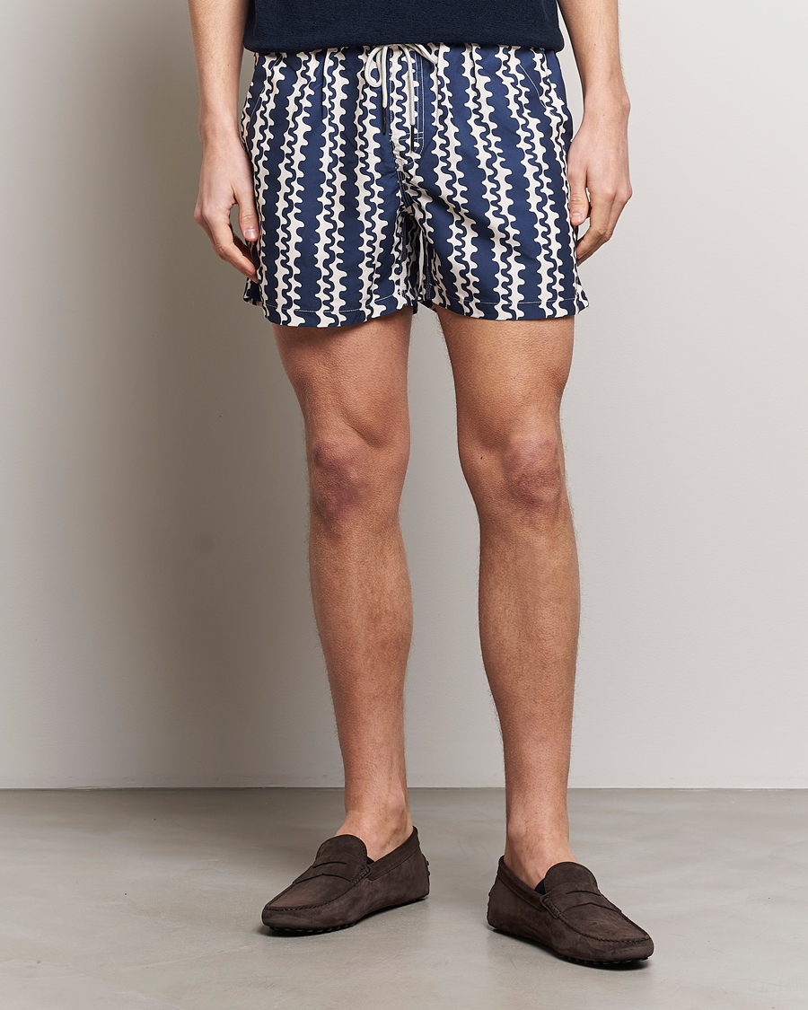 Hombres | OAS | OAS | Printed Swimshorts Blue Scribble