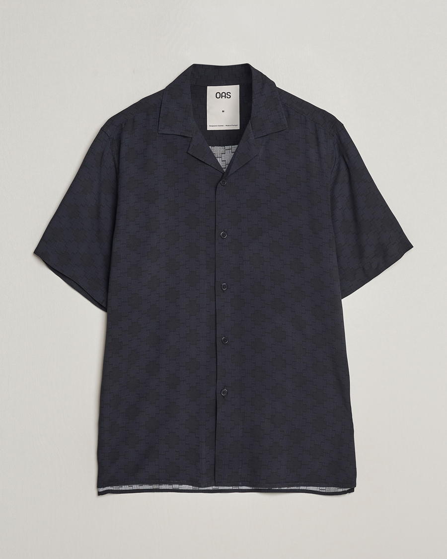 Hombres | Camisas | OAS | Viscose Resort Short Sleeve Shirt San Sebastian