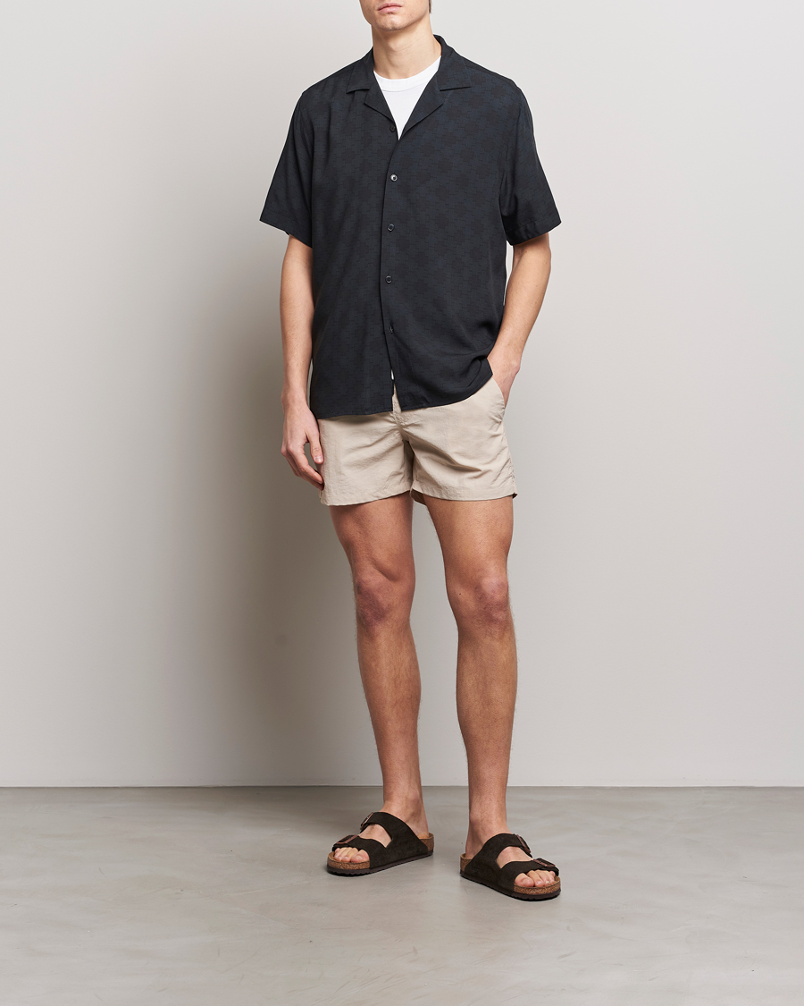 Hombres | Camisas | OAS | Viscose Resort Short Sleeve Shirt San Sebastian