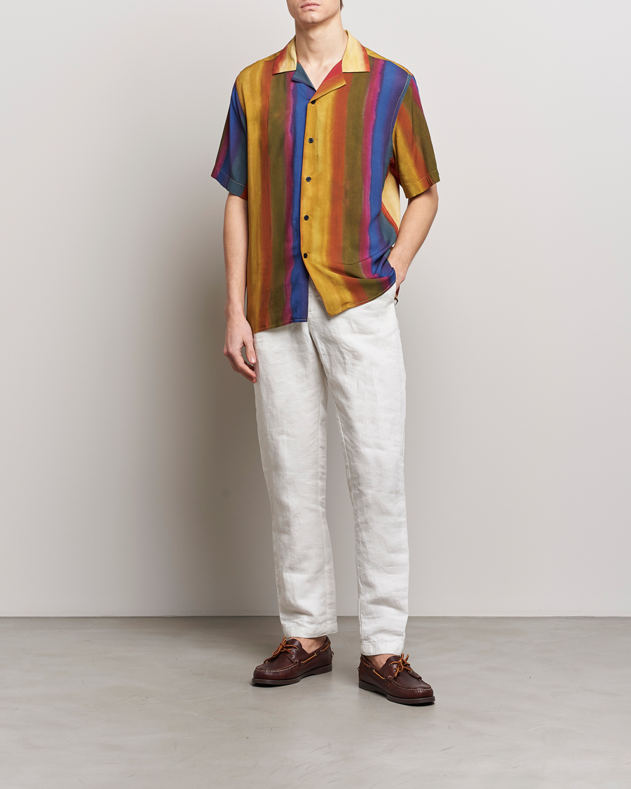 Hombres | Camisas | OAS | Viscose Resort Short Sleeve Shirt Terrane