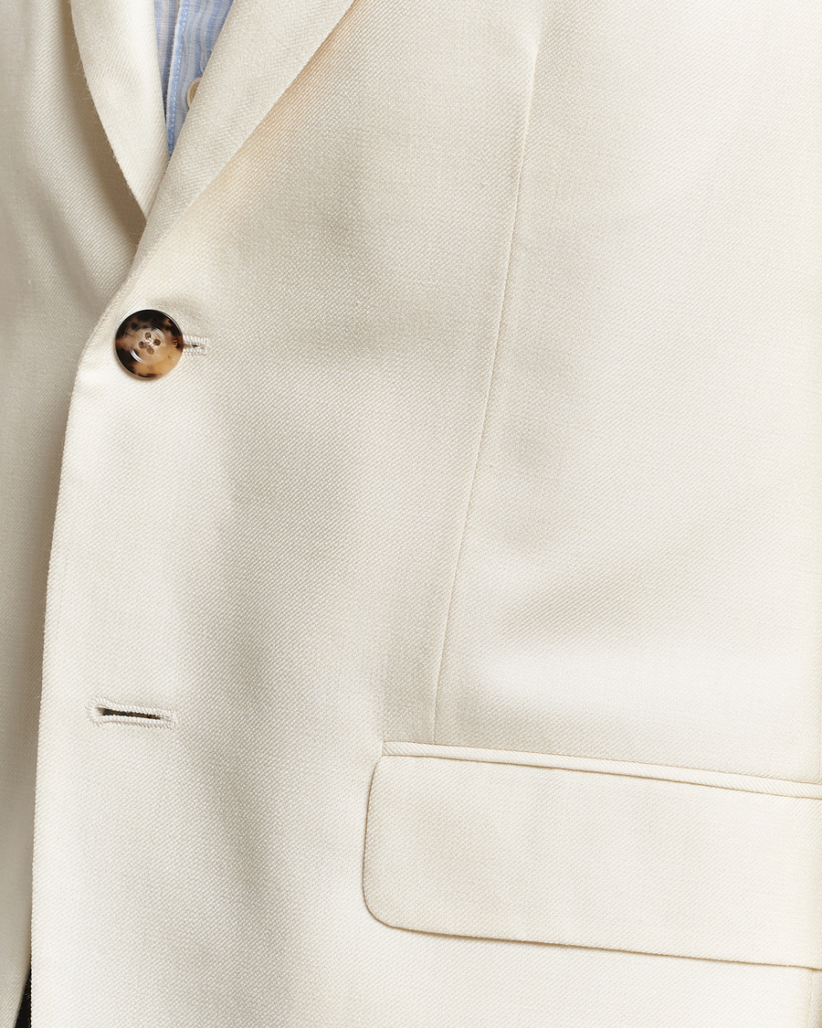 Hombres | Blazers | Boglioli | Cashmere/Silk Cocktail Jacket Off White