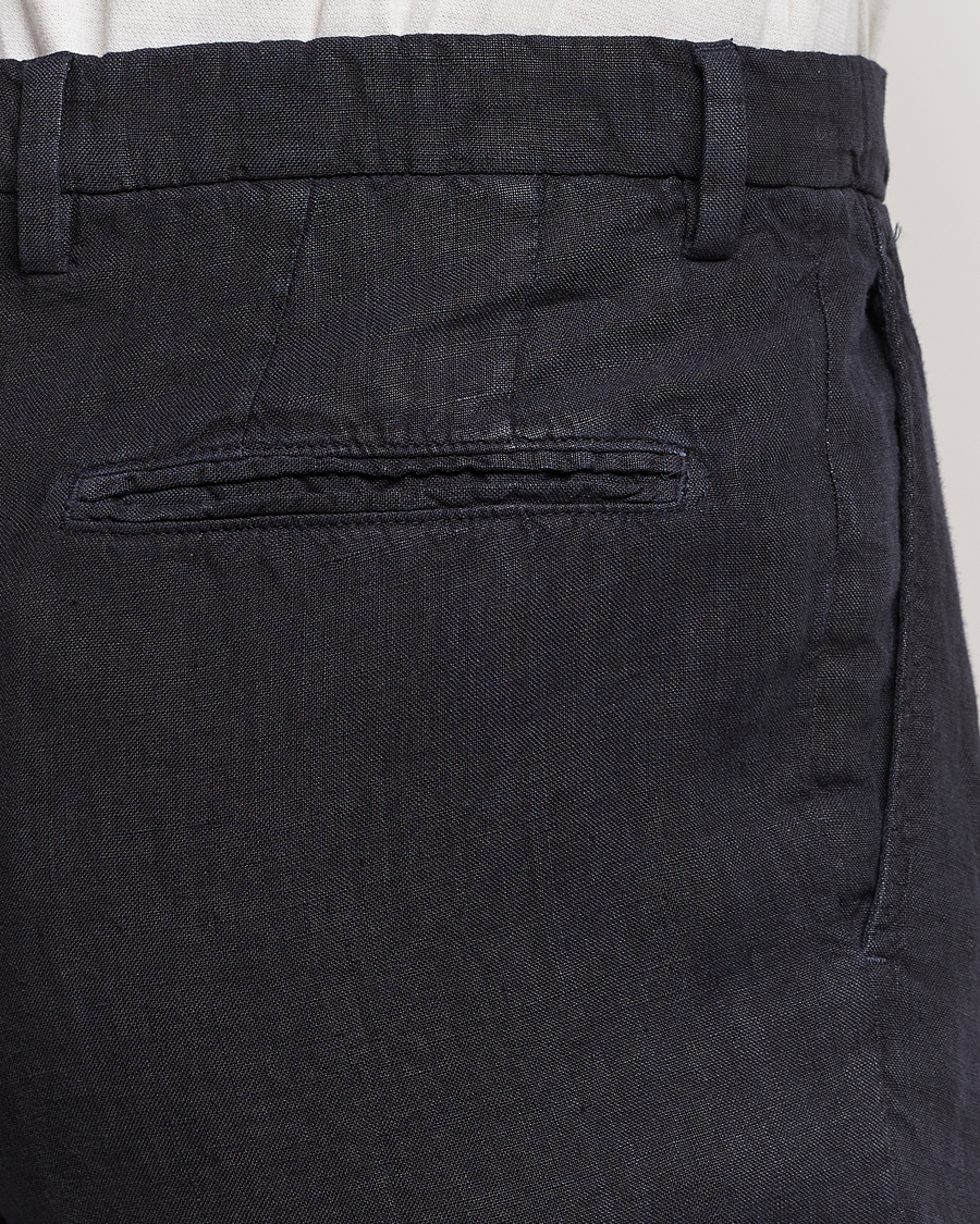 Hombres | Trajes | Boglioli | K Jacket Linen Suit Navy