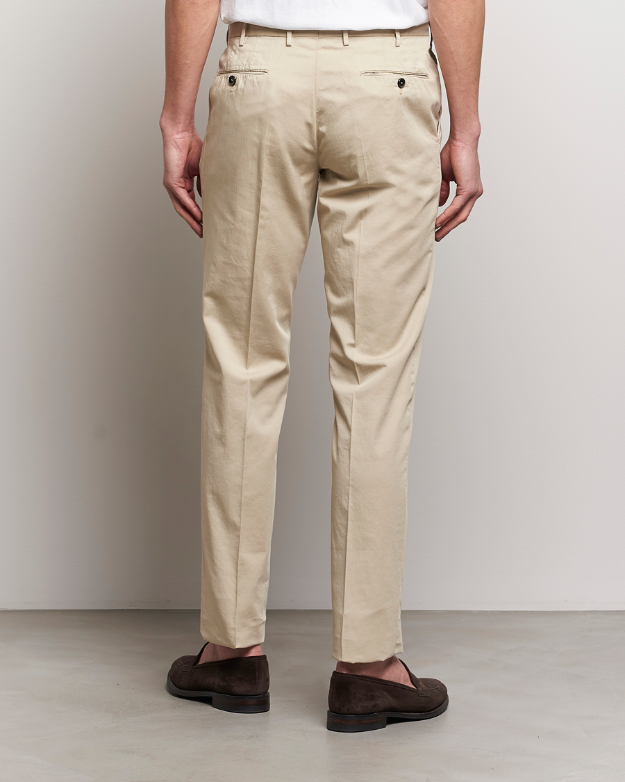 Hombres | Pantalones | PT01 | Slim Fit Garment Dyed Stretch Chinos Beige