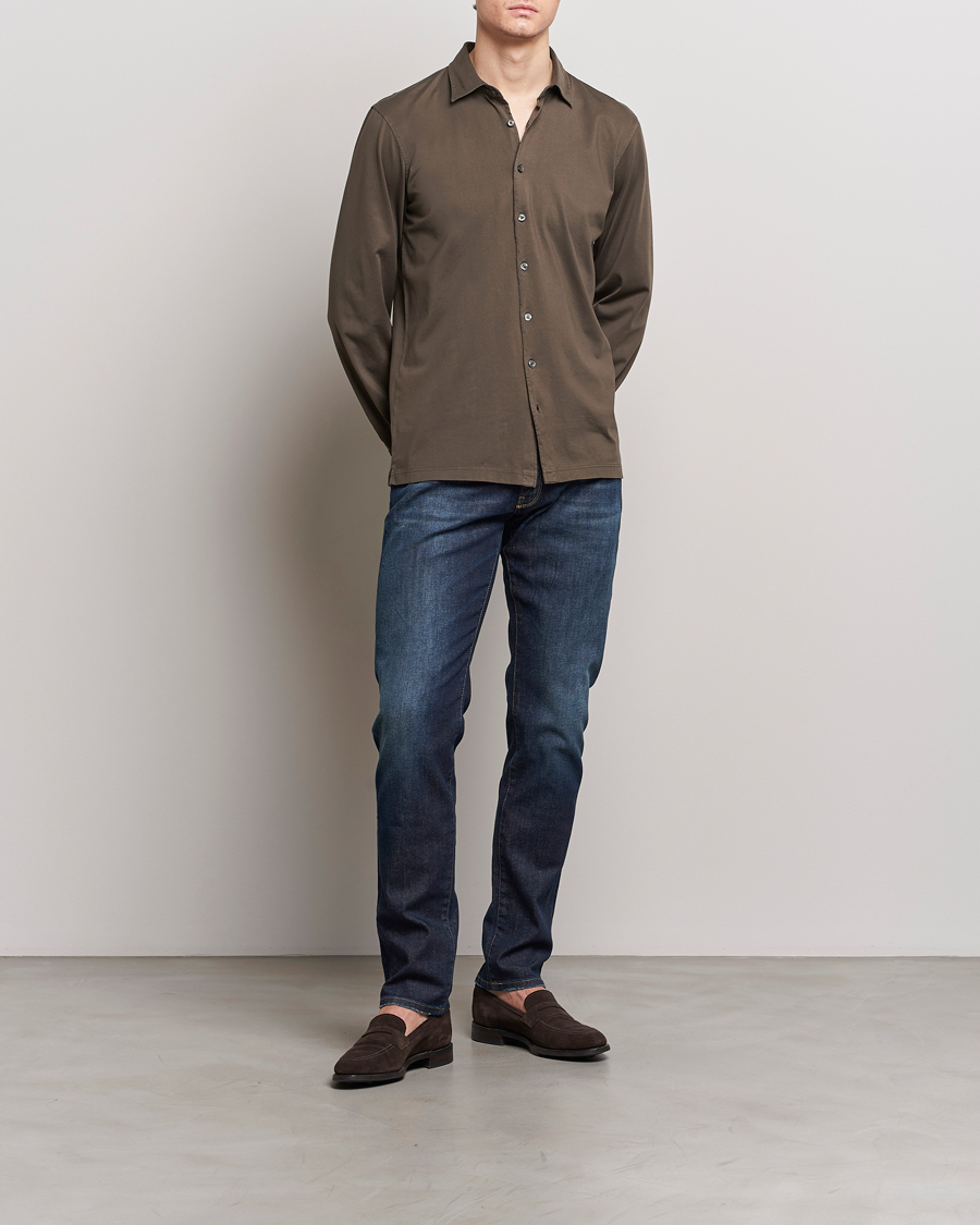 Hombres | Vaqueros | PT01 | Slim Fit Stretch Jeans Dark Blue Wash