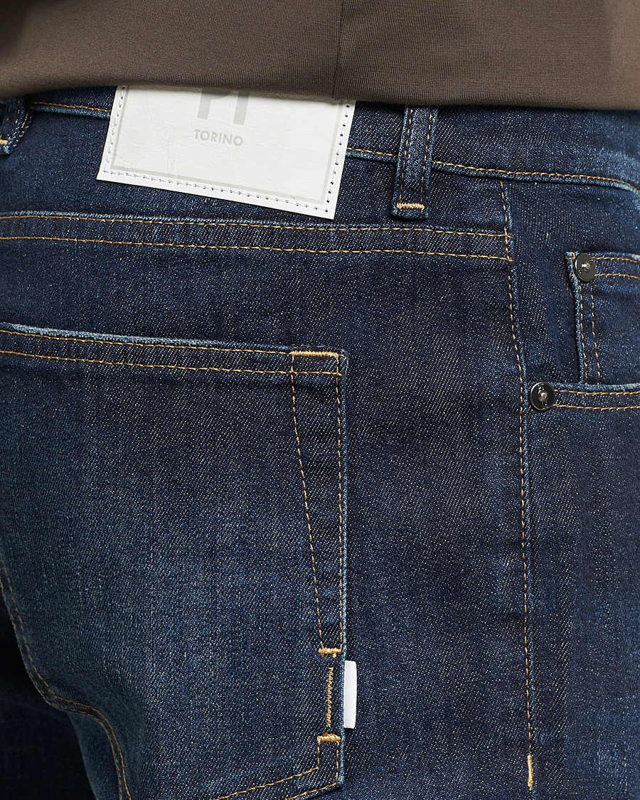 Hombres | Vaqueros | PT01 | Slim Fit Stretch Jeans Dark Blue Wash