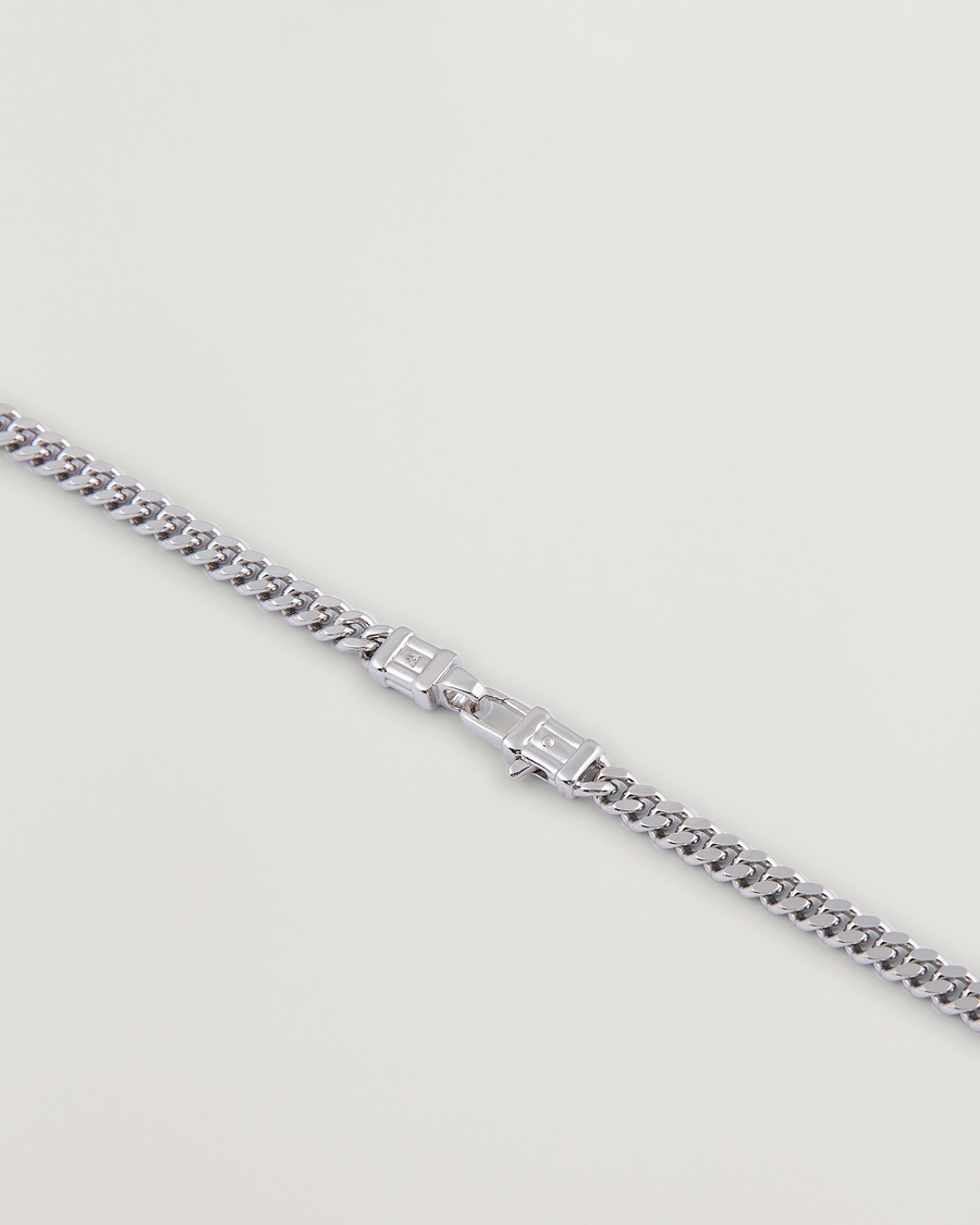 Hombres | Tom Wood Dean Chain Necklace Silver | Tom Wood | Dean Chain Necklace Silver