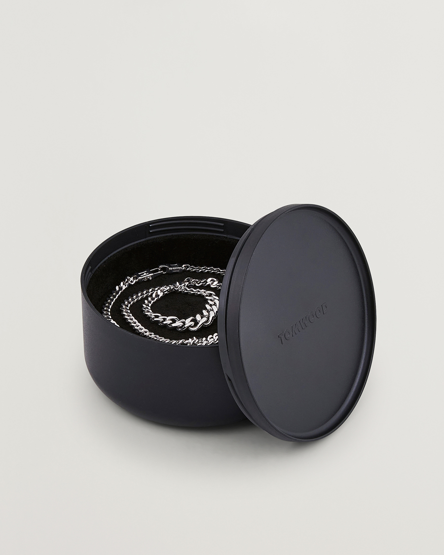 Hombres | Tom Wood Dean Chain Necklace Silver | Tom Wood | Dean Chain Necklace Silver