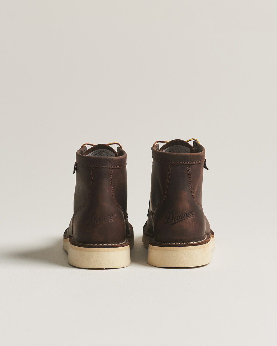 Hombres | Botas | Danner | Bull Run Leather Moc Toe Boot Brown