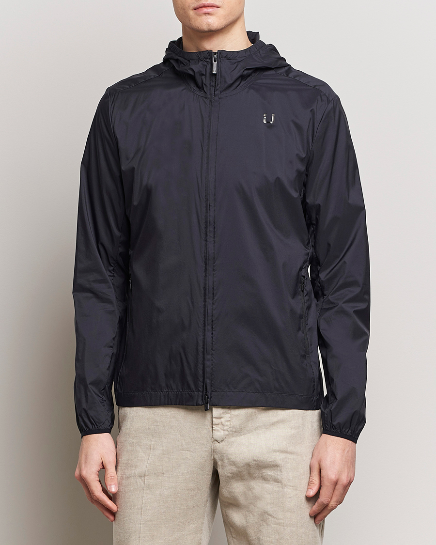 Hombres | Abrigos y chaquetas | UBR | Emperor Lightweight Hooded Jacket Navy