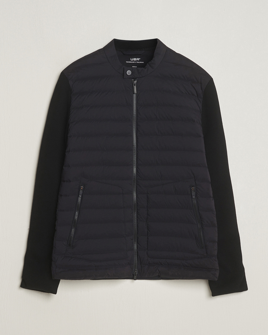 Hombres | Abrigos y chaquetas | UBR | Super Sonic Savile Wool Hybrid Jacket Black Wool