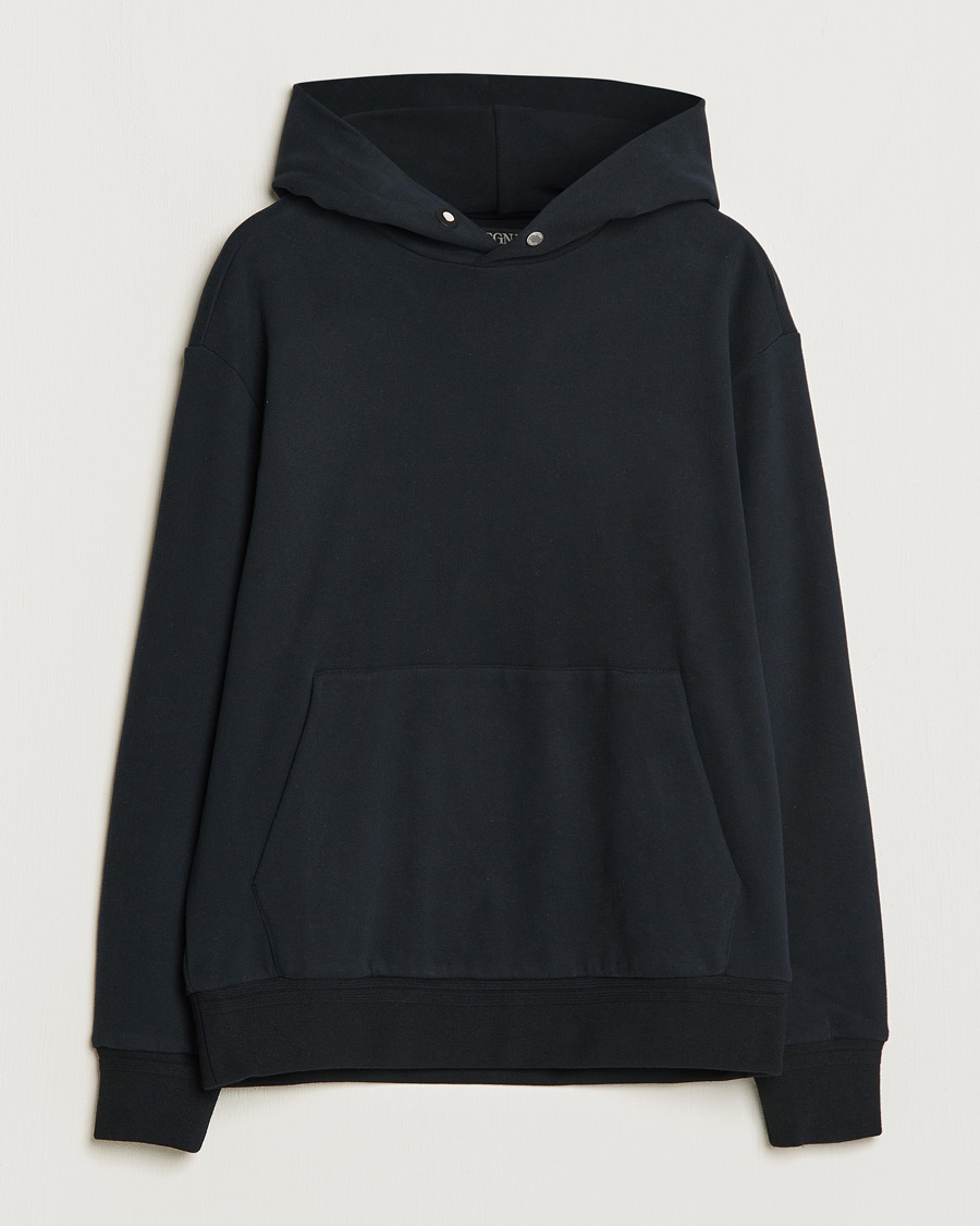 Hombres | Jerséis y prendas de punto | Zegna | Cotton/Cashmere Hoodie Black