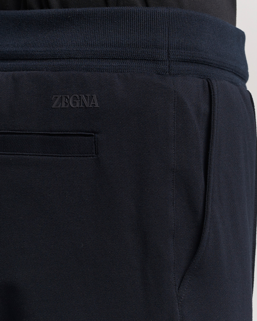 Hombres | Pantalones | Zegna | Cotton Stretch Joggers Navy