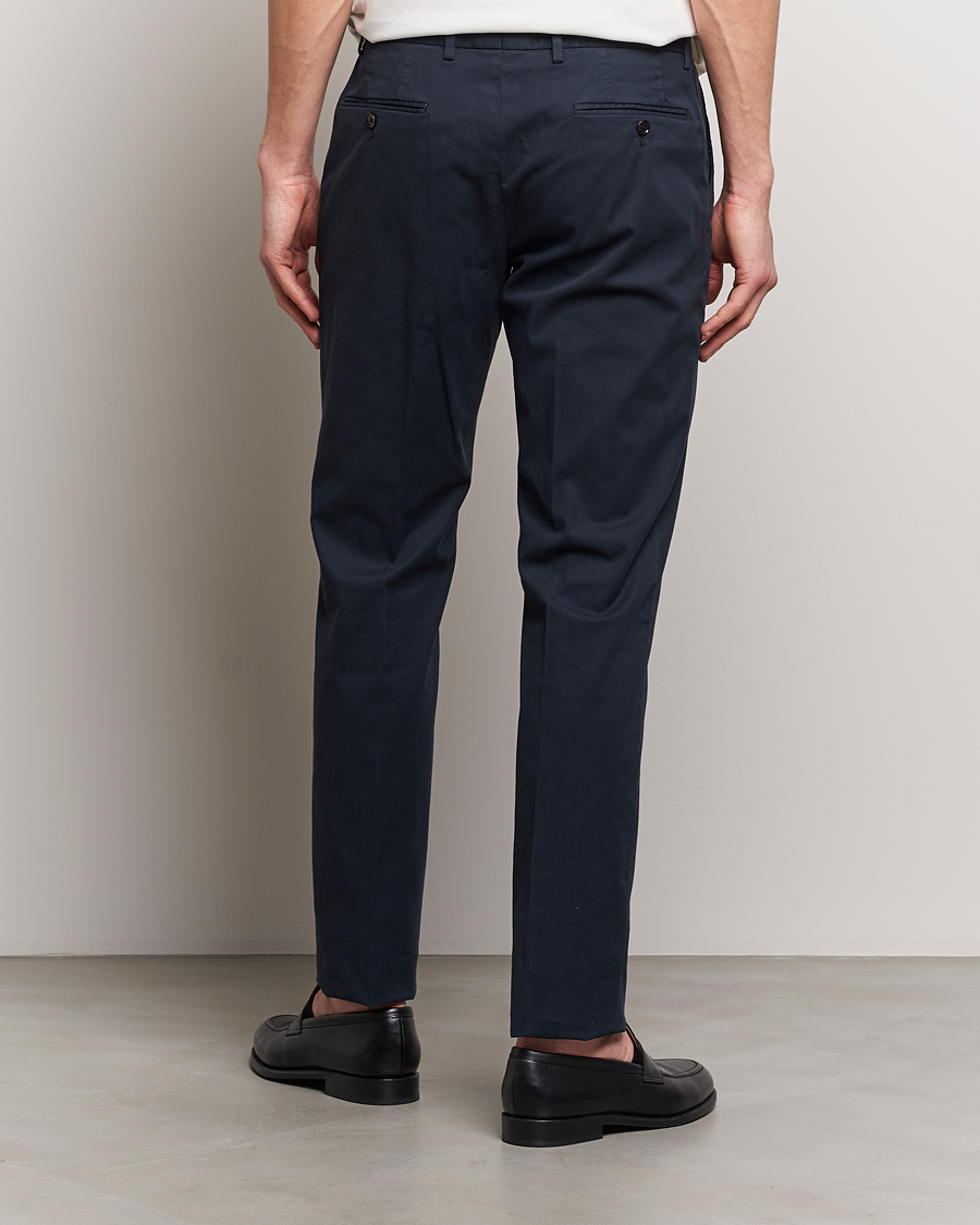 Hombres | Pantalones | Zegna | Premium Cotton Chinos Navy