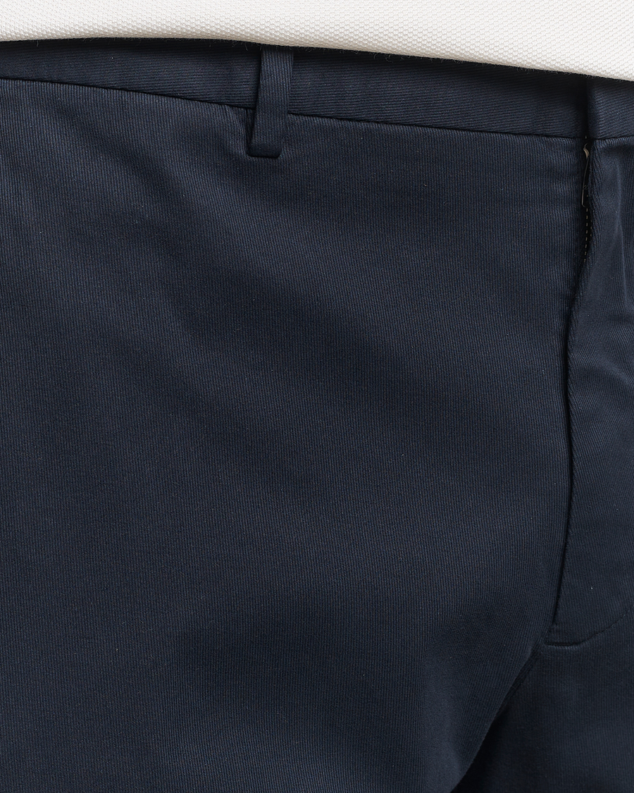 Hombres | Pantalones | Zegna | Premium Cotton Chinos Navy