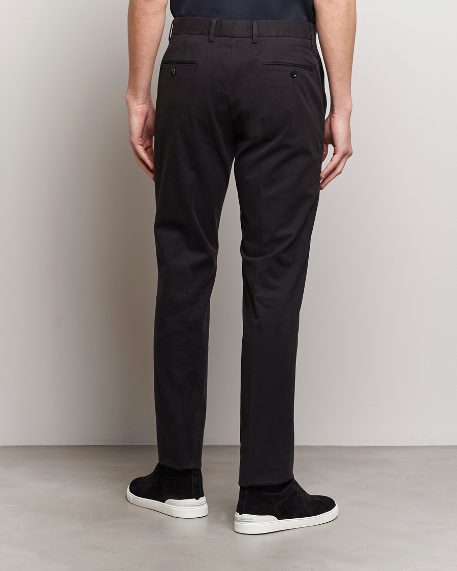 Hombres | Pantalones | Zegna | Premium Cotton Chinos Black