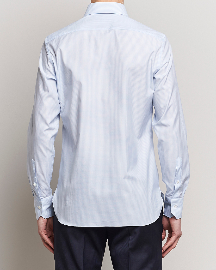 Hombres | Camisas | Zegna | Slim Fit Dress Shirt Light Blue Check