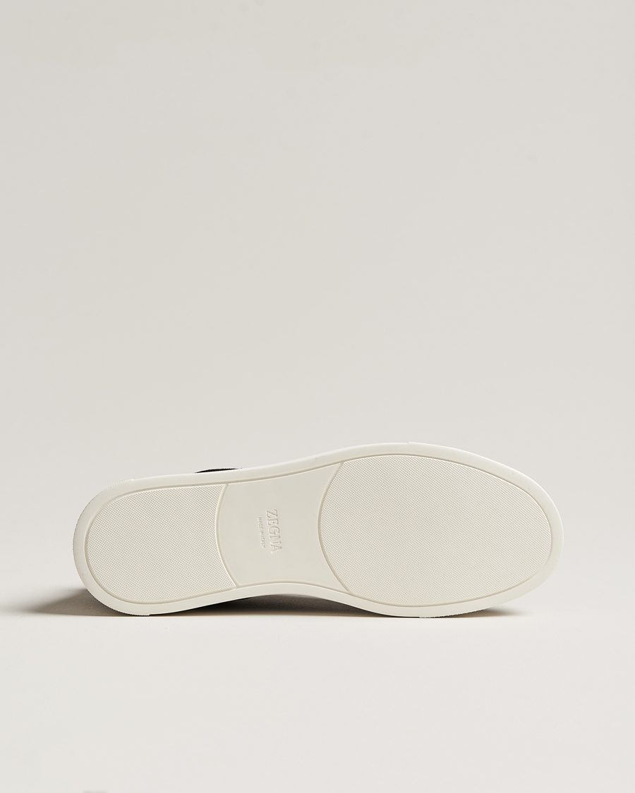 Hombres | Zegna Triple Stitch Sneakers Black Suede | Zegna | Triple Stitch Sneakers Black Suede