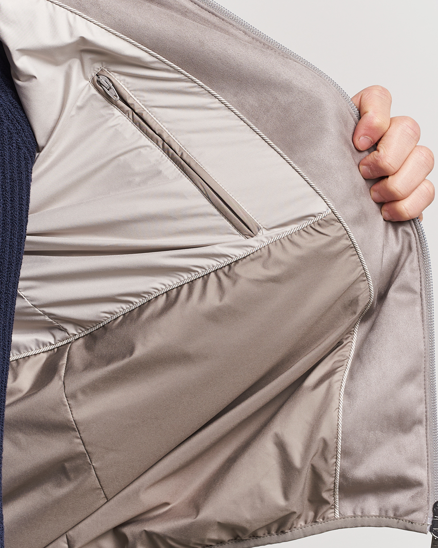 Hombres | Abrigos y chaquetas | Herno | Faux Suede Bomber Jacket Grey